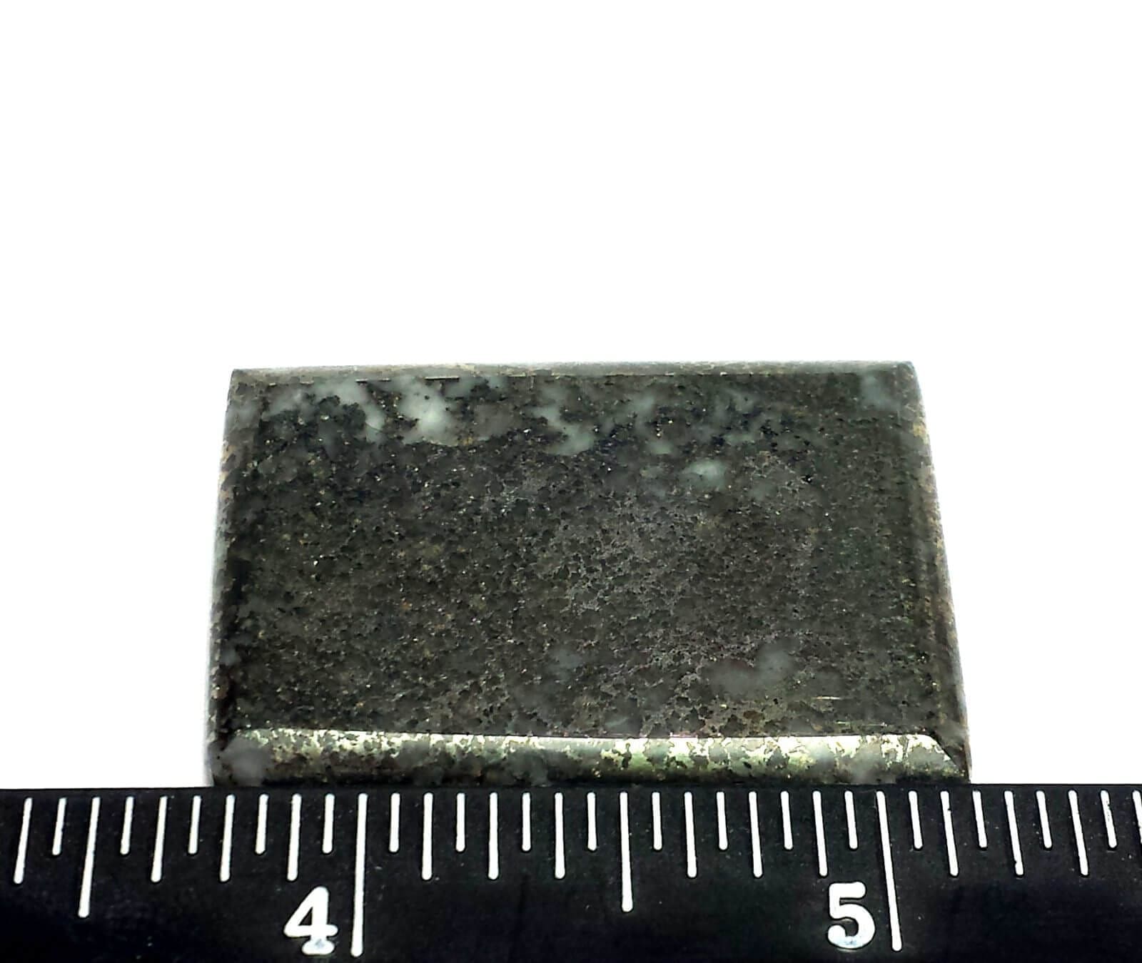Native Silver Ore in Quartz Cabochon Rectangle 38.5x27.5mm 115Crts - Image 3
