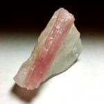 Pink Tourmaline Rough in Quartz 2″x1.5″ 340Crts