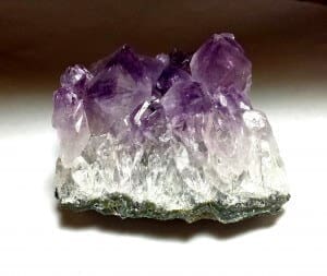 Amethyst Bi-Color Rough Crystal Cluster Specimen 3″x3″ In. 1,615 Crts