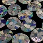 Opal Mosaic Doublet Oval 14x12mm (2 Pcs) ~BUY 2 LOTS GET 1 FREE!