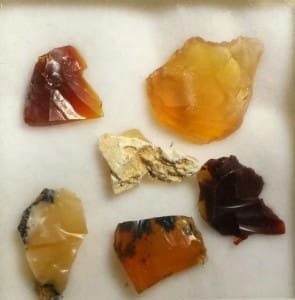 Opal Oregon Juniper Ridge Rough Sample (6 Pcs)