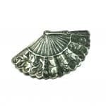 Vintage Spanish Dance Floral 925 Silver Fan Pin