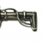 Riding Crop and Saddle Horse Riding 925 Silver Pin