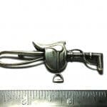 Riding Crop and Saddle Horse Riding 925 Silver Pin