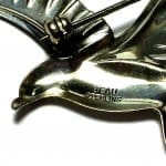 Deco Brushed Seagull BEAU 925 Silver