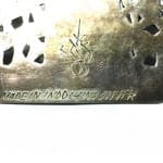 Vintage Indochina Royal Garden Keeper 800 Silver Brooch