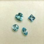 Topaz Blue MIXED SHAPES 1CTW RANDOM SAMPLE (4 PCS) PARCEL