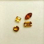 Citrine MIXED SHAPES 1CTW RANDOM SAMPLE (4 PCS) PARCEL