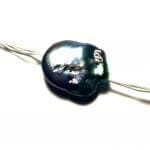 Pearl Freshwater Black Peacock Coin Baroque (5Pcs)