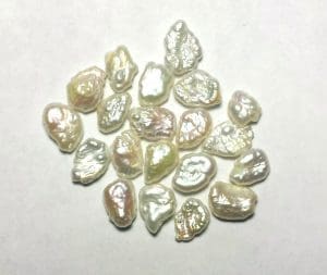 Pearl Freshwater White Baroque Small (20Pcs)