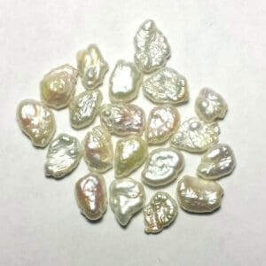 Pearl Freshwater White Baroque Small (20Pcs)
