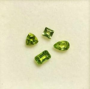 Peridot Mixed Shapes SAMPLE (1 ctw Parcel)