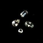 Quartz Clear MIXED SHAPES 1CTW RANDOM SAMPLE (4 PCS) PARCEL