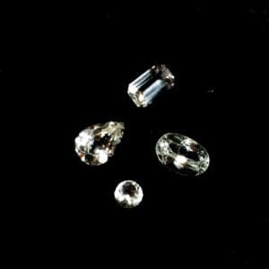 Quartz Clear MIXED SHAPES 1CTW RANDOM SAMPLE (4 PCS) PARCEL
