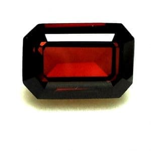 Garnet Emerald Cut 12x8mm 3.93Crts