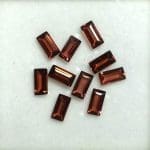 Garnet Baguette Cut 5x2.5mm (12 Pcs)