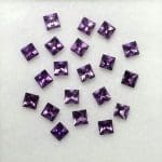 Amethyst Princess Cut 2.5mm (20 Pcs)