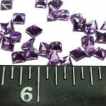 Amethyst Princess Cut 2.5mm (20 Pcs)