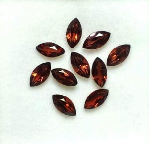 Garnet Marquise 6x3mm (10 Pcs)