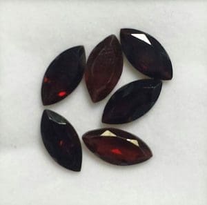 Garnet Marquise 10x8mm (6 Pcs)