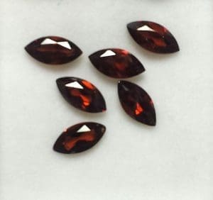 Garnet Marquise 8x4mm (6 Pcs)
