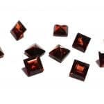 Garnet Square Cut 4mm (10 Pcs)