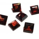 Garnet Square Cut 5mm (6 Pcs)
