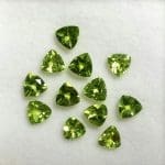 Peridot Trillion 4mm (12 PCS)