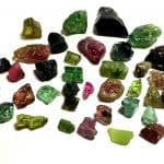 Tourmaline Mixed Color Rough Specimen 106.67 Ctw (35Pcs)