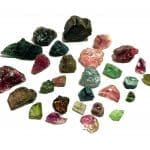 Tourmaline Mixed Color Rough Specimen 107.06 Ctw (27Pcs)