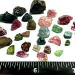 Tourmaline Mixed Color Rough Specimen 107.06 Ctw (27Pcs)
