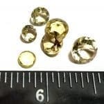 Quartz Lemon Yellow Round Mixed 4-6mm (6 Pcs)