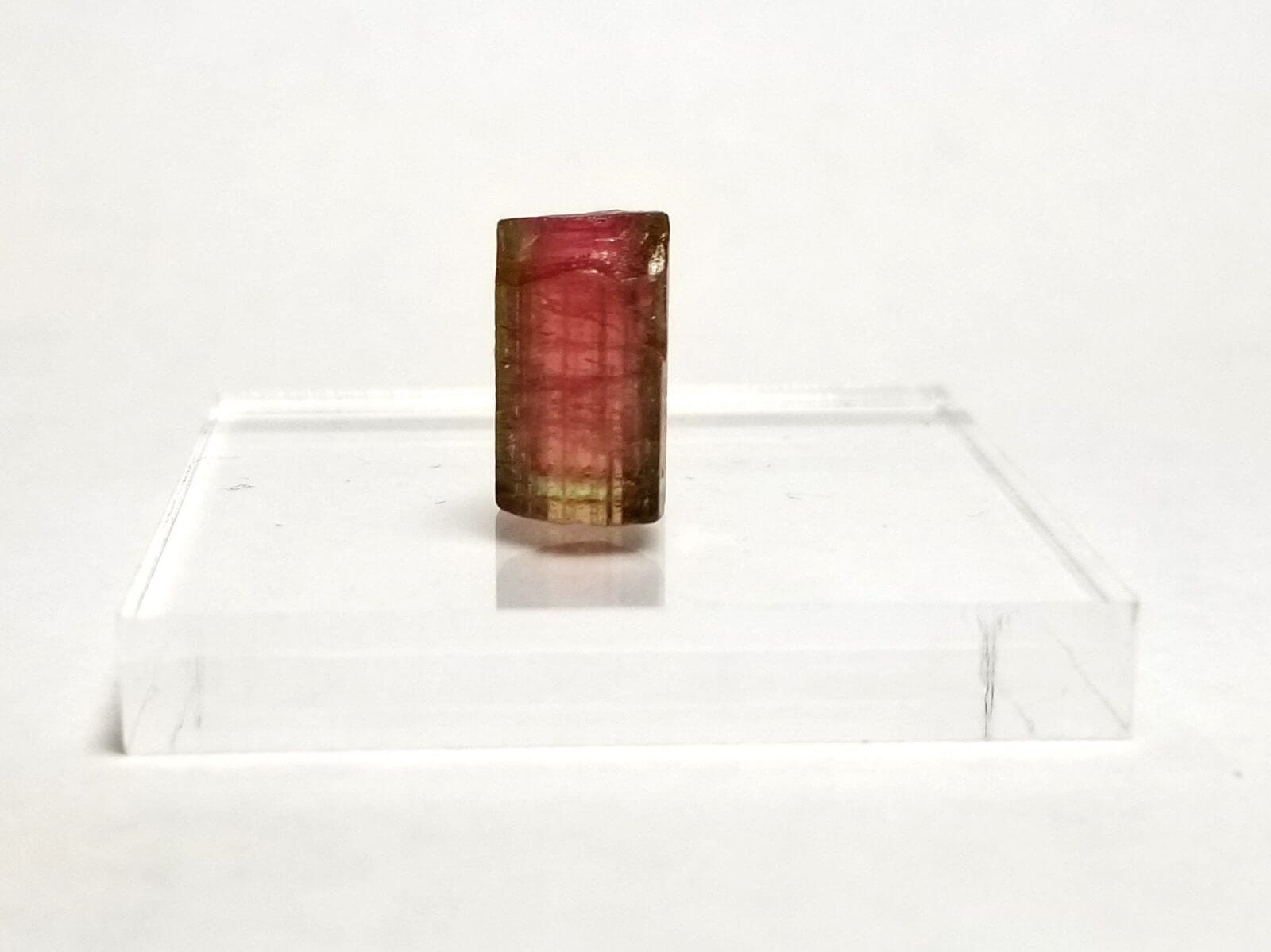 Tourmaline Multi-color Rough Specimen 1/2"x1/4" 7.50 Crts - Image 2