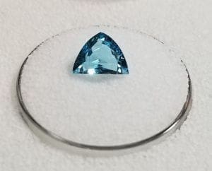 Topaz Blue Fantasy Trillion 8.75x7mm 1.75crts