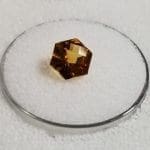 (N5) Citrine Fantasy Hexagon 7mm 1.31crts