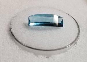 Topaz Blue Fantasy Lense 12×4.5mm 2.10crts