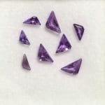 Amethyst Triangle Mixed Slants 3.25x6.40-2.25x4.40mm (8Pcs)