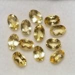 Citrine Oval 6x4mm (12Pcs)