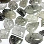 Quartz Tourmalated Cabochon Mix (10Pcs) ~ BUY 2 GET 1 FREE!