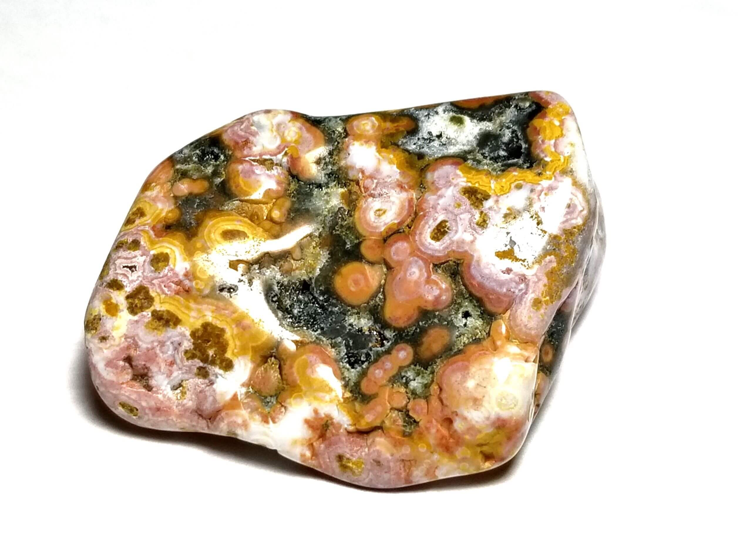 (Q3) Jasper Ocean Polished freeform 1.75"x1.25" 209 Crts
