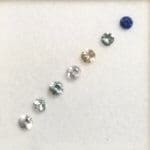 Sapphire Montana Round 2.5-2.8mm 0.74ctw (7Pcs) Lot