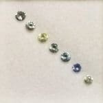 Sapphire Montana Round 2.5-2.9mm 0.72ctw (7Pcs) Lot
