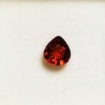 Garnet Spessartite Pear 7.5x6.75mm 1.79crts