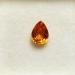 Garnet Spessartite Pear 8x6mm 1.73crts