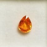 Garnet Spessartite Pear 9.75x7.65mm 3.08crts