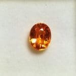 Garnet Spessartite Oval 9x7mm 3.14crts