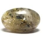 Quartz Rutile Golden & Black Tourmaline Cabochon Oval 25x15.5mm 28.26crts