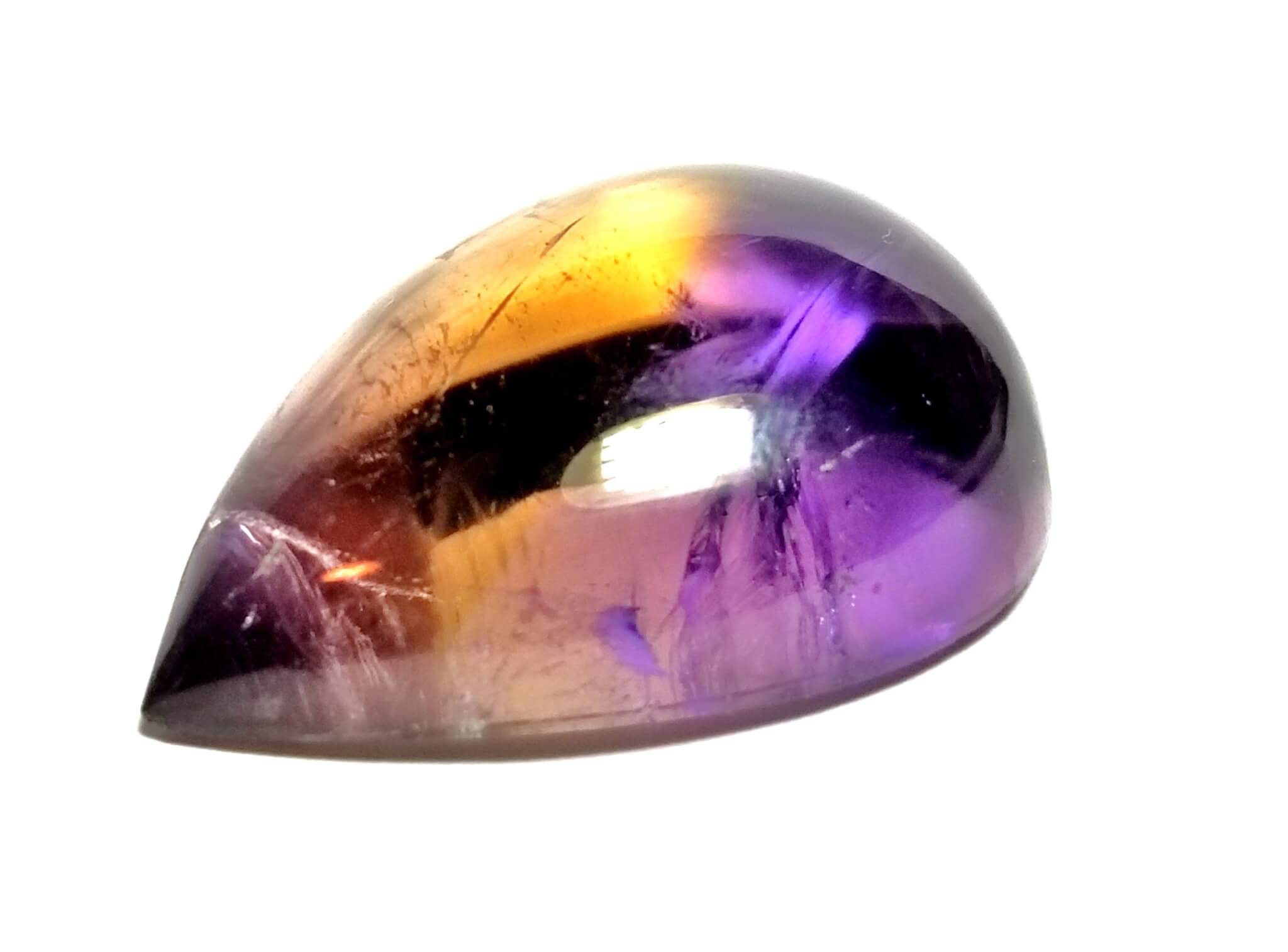 Ametrine Cabochon Pear 37.25x27mm 93.32Crts - Image 3