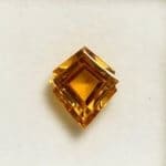 Citrine Fantasy Double Diamond 12x10.25mm 3.56crts