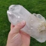 Quartz Clear Large Double Point 8"Lx4"Wx2"H 2.6LBS